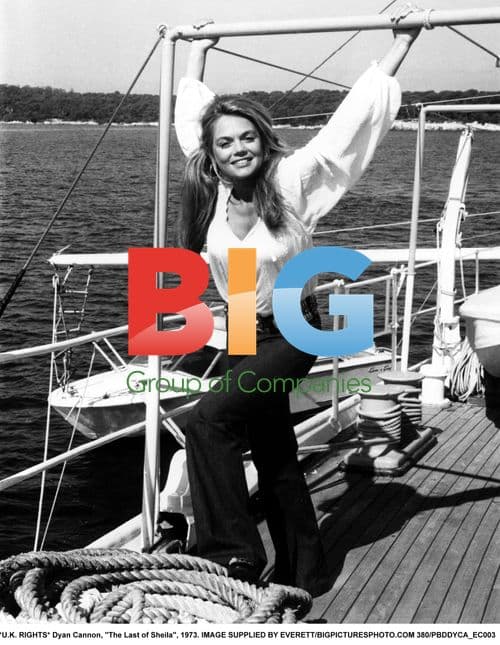 Dyan Cannon on the set of 'The Last of Sheila'