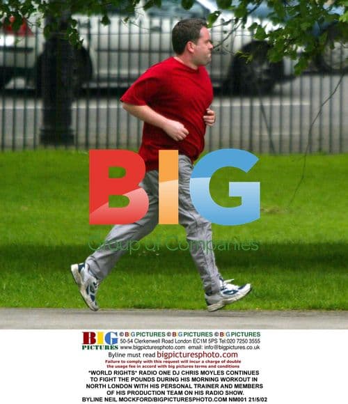 Chris Moyles Working Out