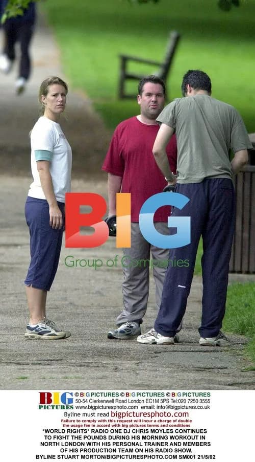 Chris Moyles Workout with Trainer