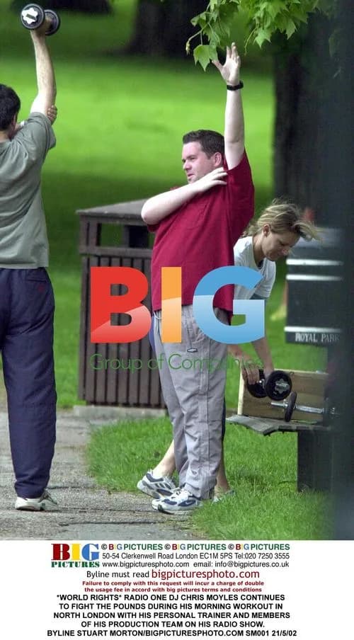 Chris Moyles Workout in London