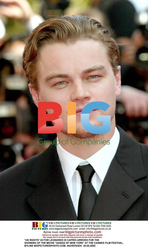 Leonardo DiCaprio at Cannes for "Gangs of New York"