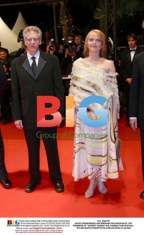 Cronenberg and Richardson at Cannes Premiere