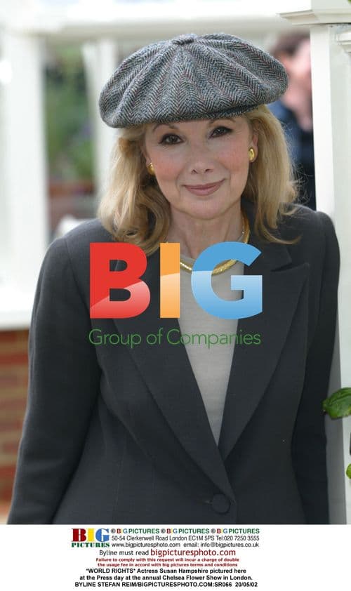 Susan Hampshire at Chelsea Flower Show