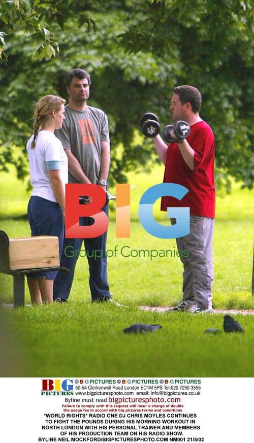 Chris Moyles Workout in London