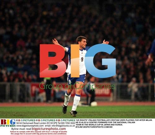 Cristian Vieri Playing for Inter Milan