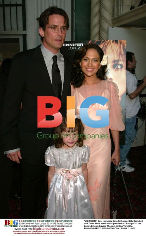 Jennifer Lopez, Billy Campbell, Tessa Allen at "Enough" Premiere