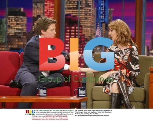 Hugh Grant and Celine Dion on 'The Tonight Show'