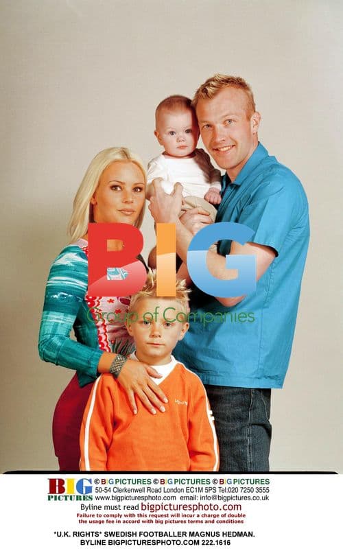 U.K. RIGHTS SWEDISH FOOTBALLER MAGNUS HEDMAN