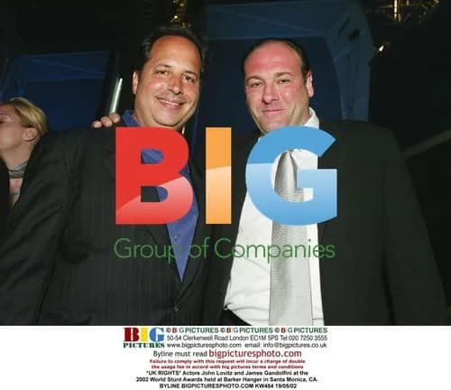John Lovitz and James Gandolfini at 2002 World Stunt Awards