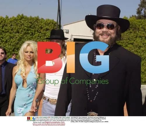 Pam Anderson, Kid Rock, Hank Williams Jr. at ACM Awards