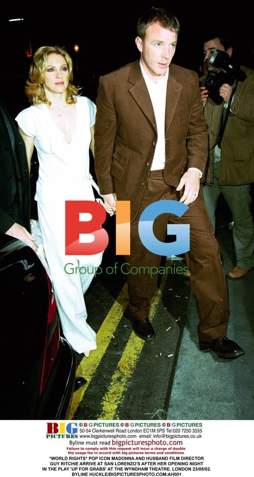 Madonna and Guy Ritchie at 'Up for Grabs' opening