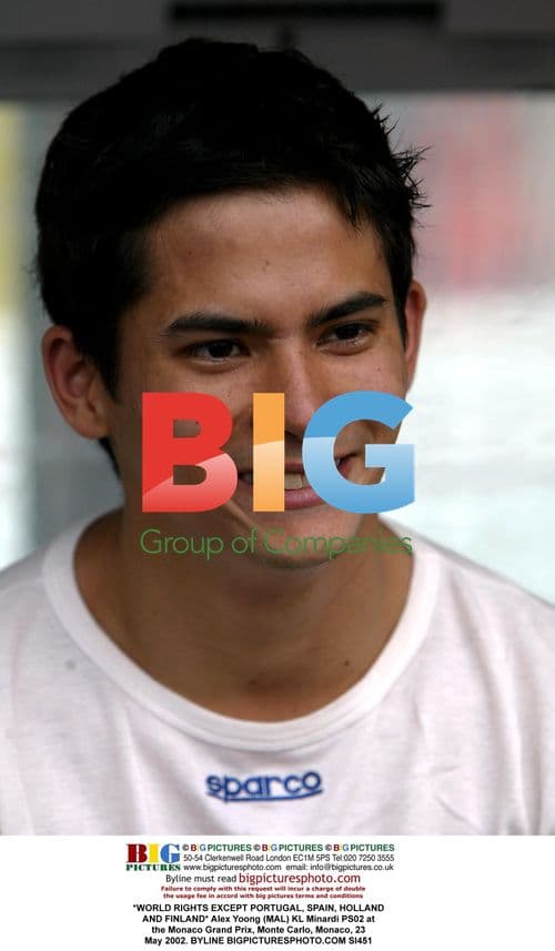 Alex Yoong at Monaco Grand Prix 2002