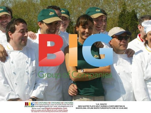 Ines Sastre Plays Golf in Barcelona