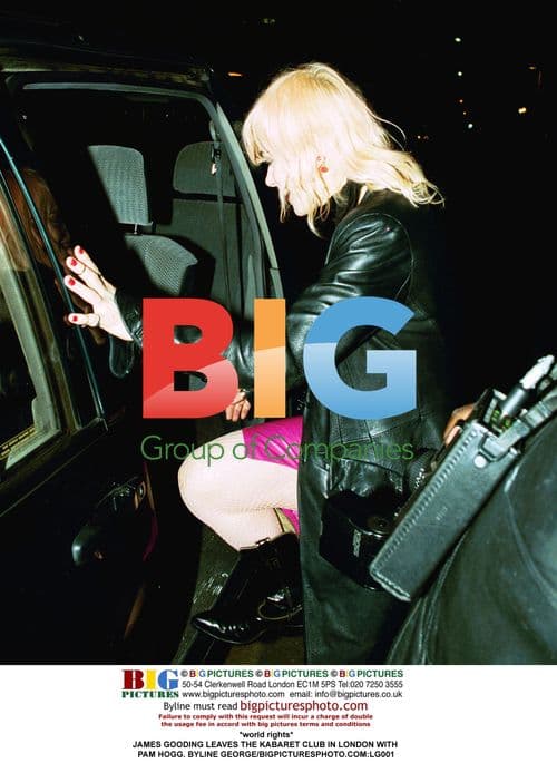 James Gooding leaves London club with Pam Hogg