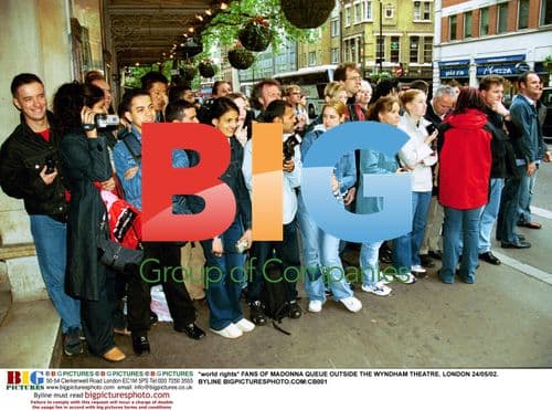 Fans Queue for Madonna Event