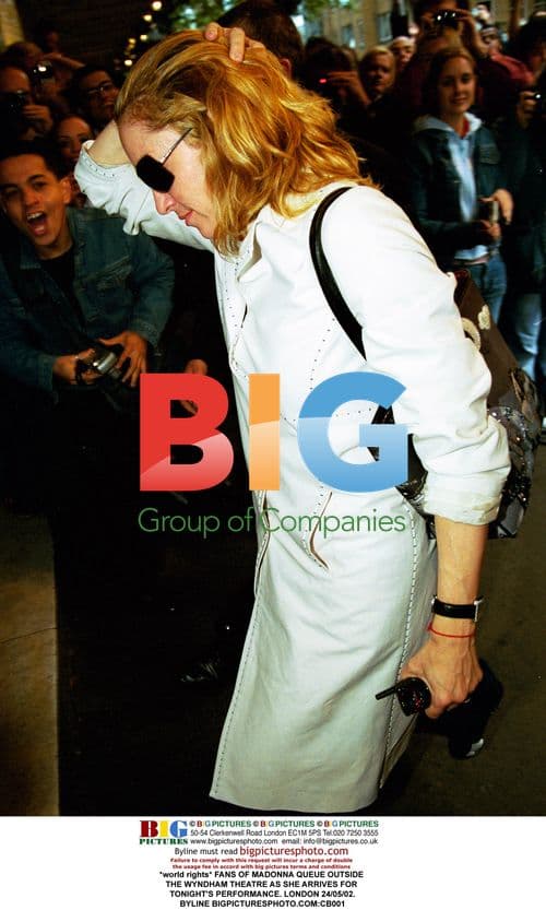 Madonna Fans Queuing for London Performance