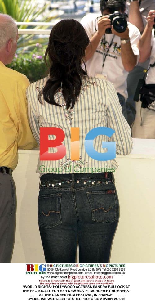 Sandra Bullock at Cannes for "Murder By Numbers"