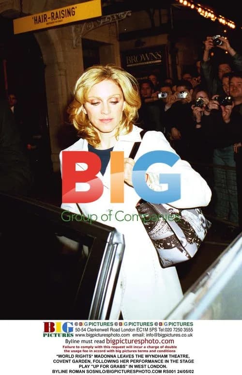 Madonna Leaves Wyndham Theatre After Performance