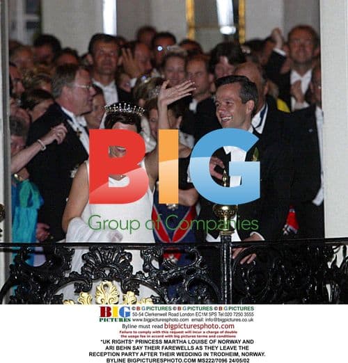 Princess Martha Louise and Ari Behn Leave Wedding