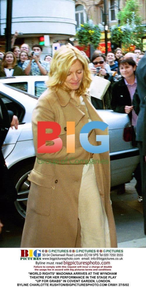 Madonna Arrives for 'Up for Grabs' Performance