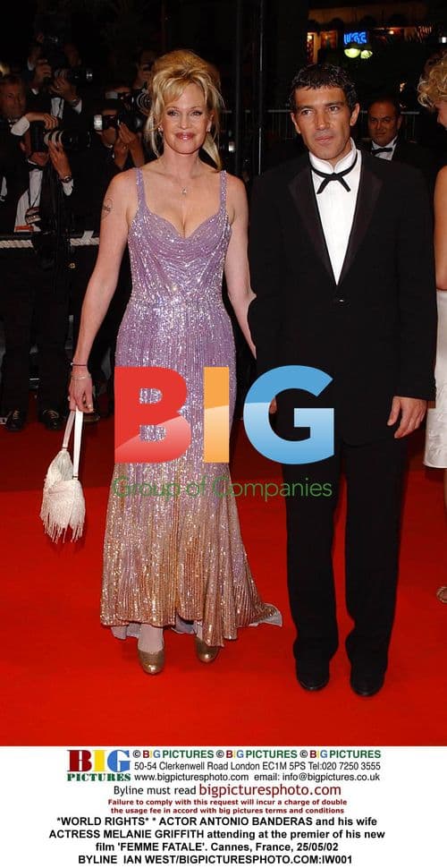 Antonio Banderas and Melanie Griffith at 'Femme Fatale' Premiere
