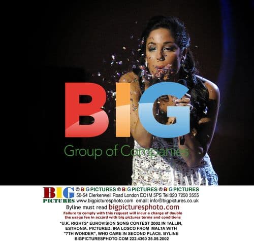 Ira Losco from Malta in Eurovision Song Contest 2002