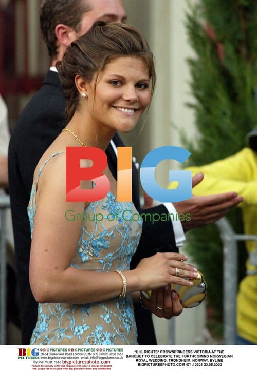 CROWNPRINCESS VICTORIA at Norwegian Royal Wedding Banquet