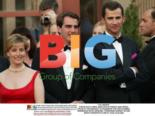 Royals at Norwegian Wedding Banquet