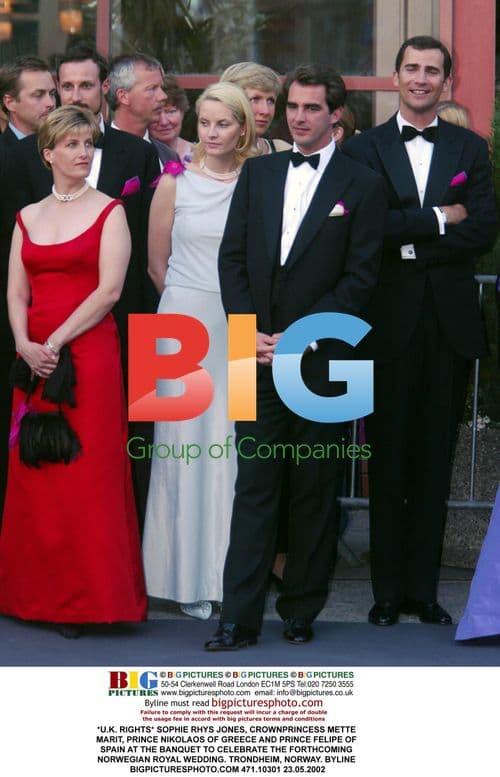 U.K. Royals at Norwegian Royal Wedding Banquet