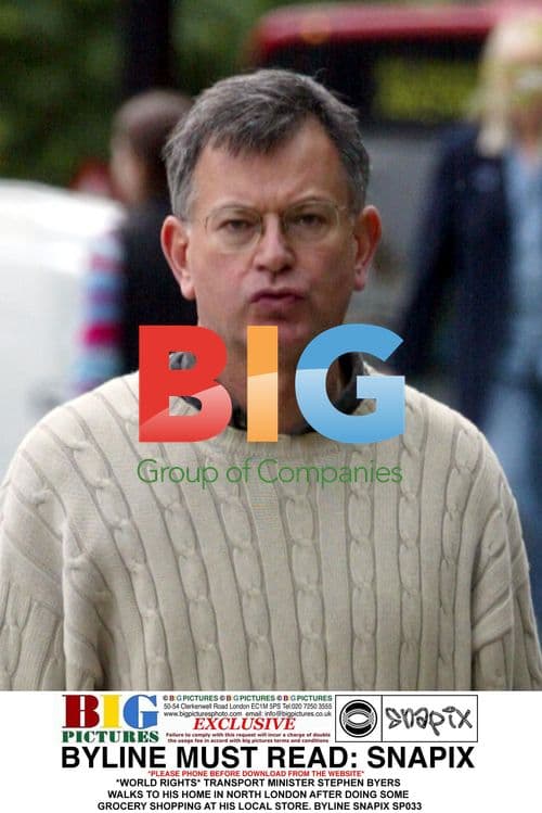 UK Transport Minister Stephen Byers Grocery Shopping