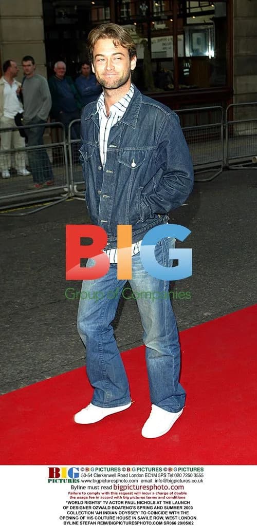 TV Actor Paul Nichols at Ozwald Boateng Launch