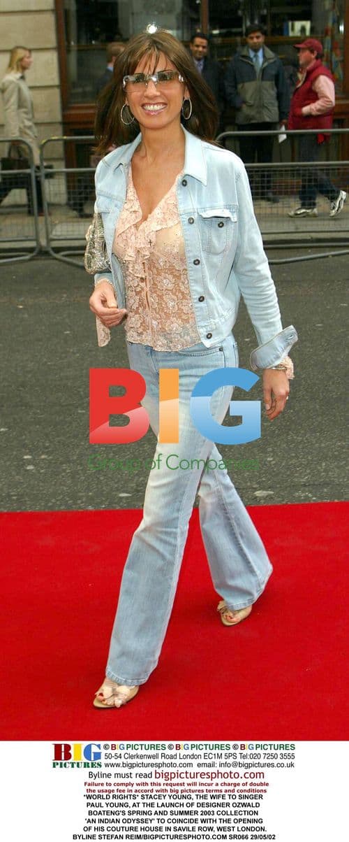 Stacey Young at Ozwald Boateng Launch