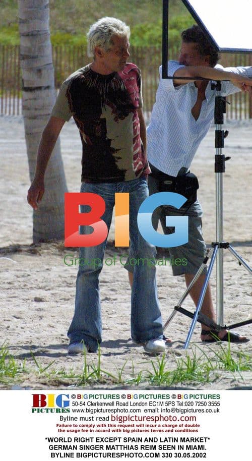 Singer Matthias Reim in Miami