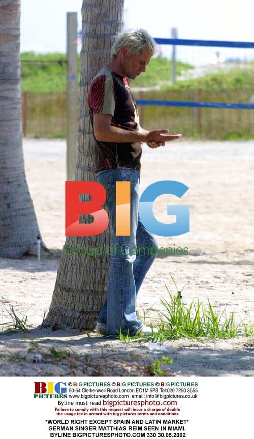 German singer Matthias Reim in Miami