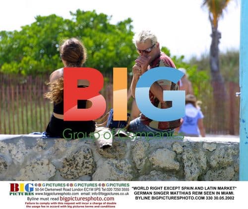 German Singer Matthias Reim in Miami