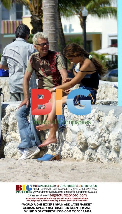 German Singer Matthias Reim in Miami