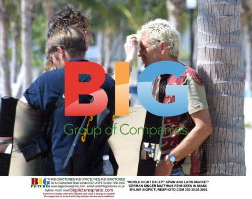 German Singer Matthias Reim in Miami