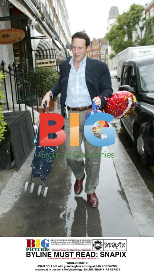 Joan Collins and granddaughter arrive at restaurant