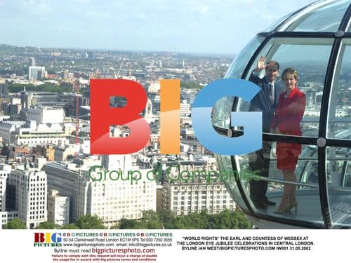 The Earl and Countess of Wessex at London Eye Jubilee