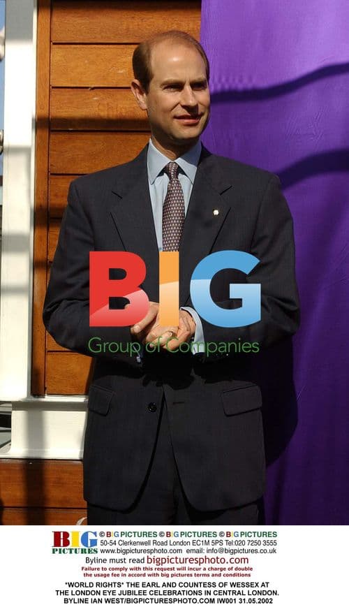 THE EARL AND COUNTESS OF WESSEX AT LONDON EYE JUBILEE