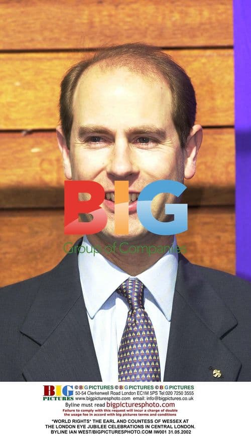 The Earl and Countess of Wessex at London Eye Jubilee