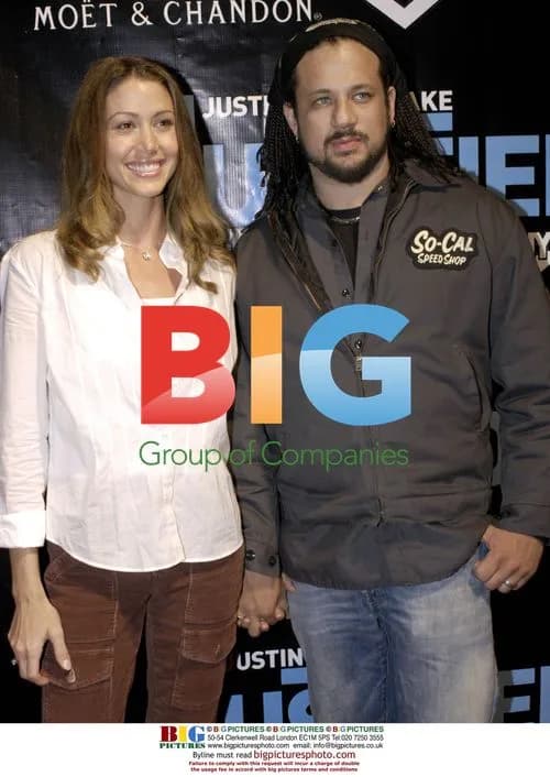 Shannon Elizabeth and Joseph Reitman at Timberlake album party