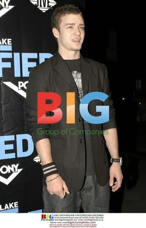 Justin Timberlake at Jive Records party