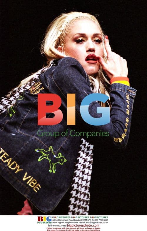 Gwen Stefani of No Doubt Performs in Edgy Outfit