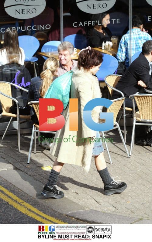 Helena Bonham Carter Out in North London