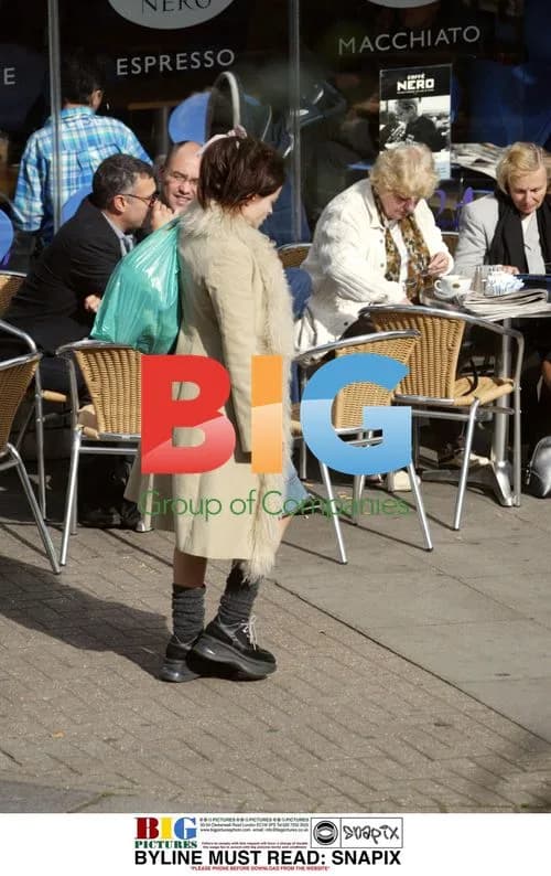 Helena Bonham Carter Out for Walk in London