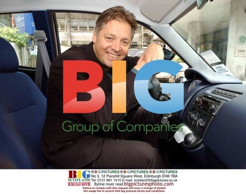 RADIO 1 DJ MARK GOODIER WITH ELECTRIC CAR