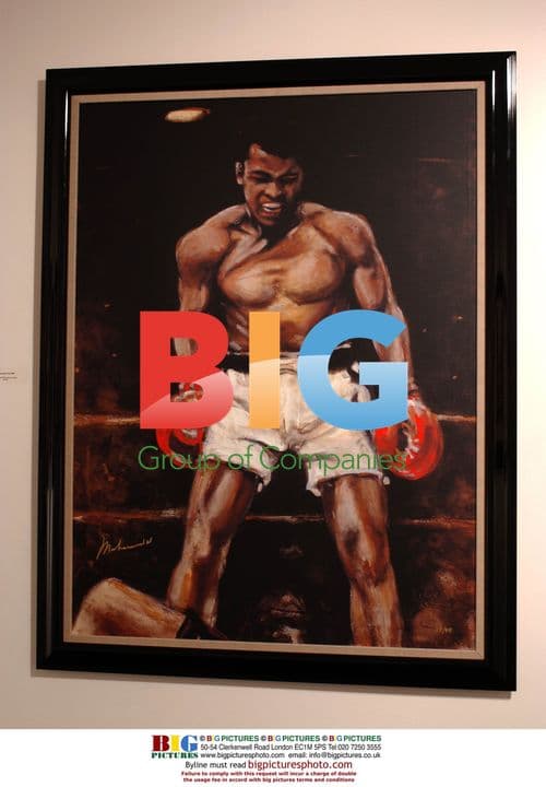 Mohammad Ali Portrait by Ronnie Wood