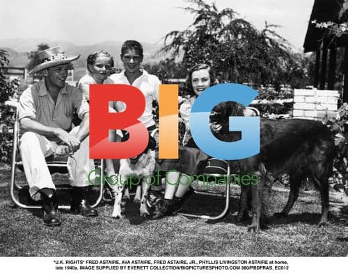 Fred Astaire Family at Home