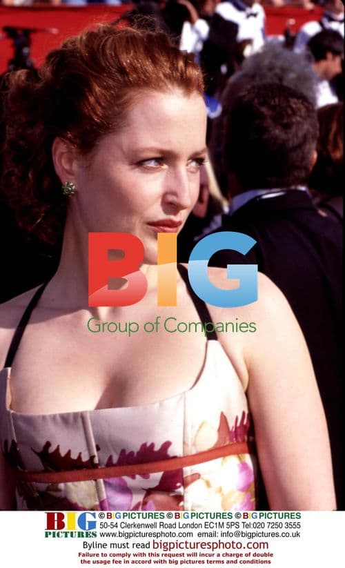 Gillian Anderson in Prada at 1999 Emmy Awards